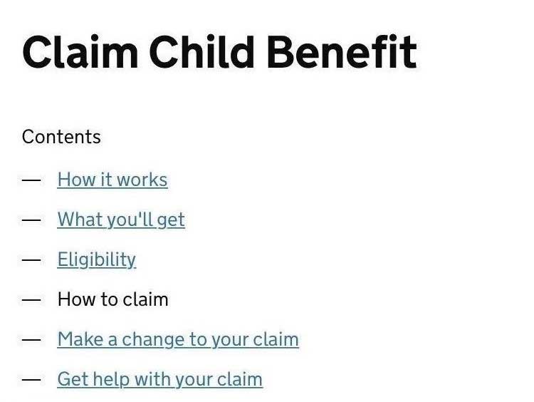 ӢͯChild Benefit?