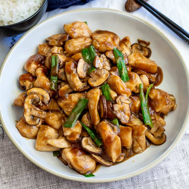 Chicken with Fresh Mushroom