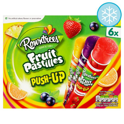 Rowntrees Fruit Pastille Push Up Lollies