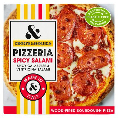 Crosta & Mollica Pizzeria Spicy Salami Wood-Fired Sourdough Pizza