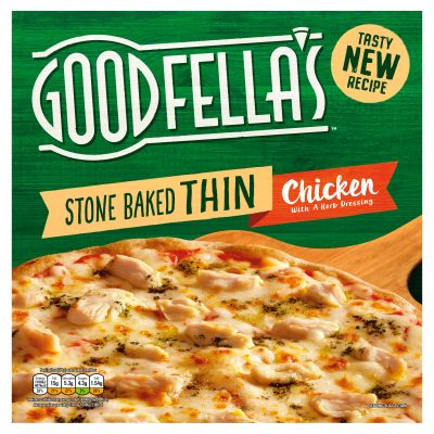 Goodfella's Stonebaked Thin Chicken Pizza With Italian Style Dressing