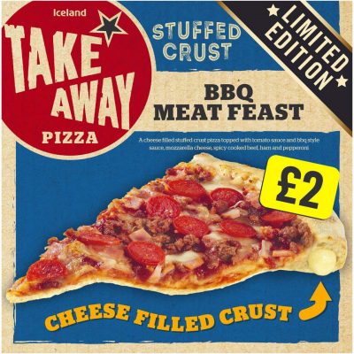 Iceland Stuffed Crust BBQ Meat Feast Pizza