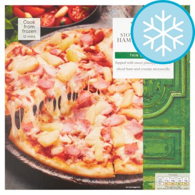 Tesco Stonebaked Ham & Pineapple Pizza