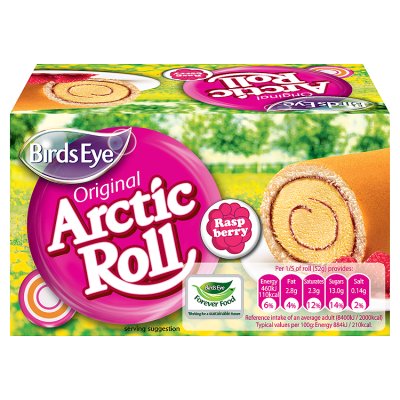 Birds Eye Raspberry Arctic Roll