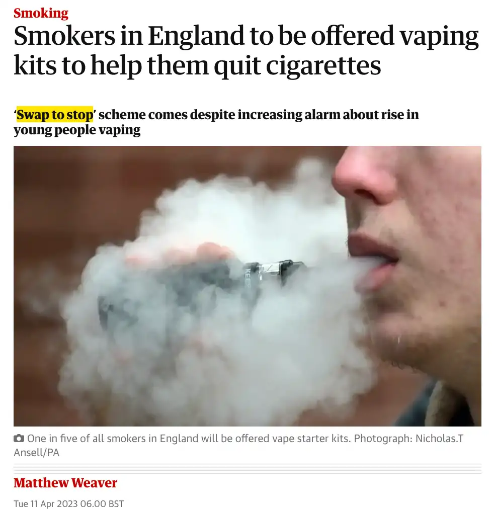 英国政府免费发电子烟！竟是为了禁烟？！