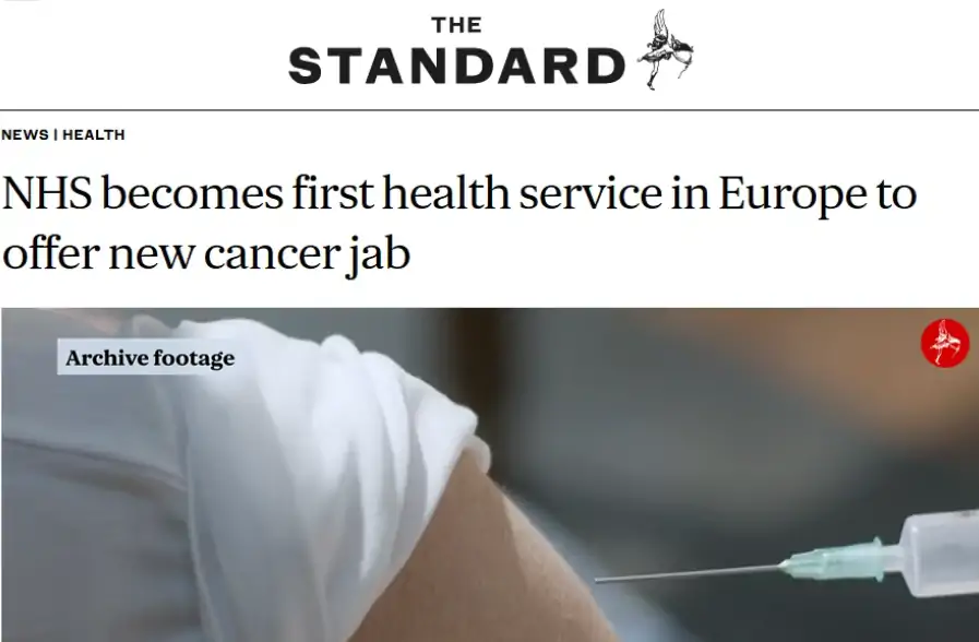 欧洲首个!NHS新疗法治15种癌症!英国推全球研究人才计划