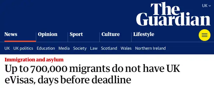 70万移民仍没有e-Visa!英国通胀上升至3.5%