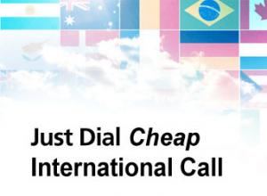 From 1p/min International Calls from UK with Just Dial Text&Talk